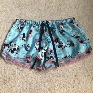 Minnie Mouse silk shorts